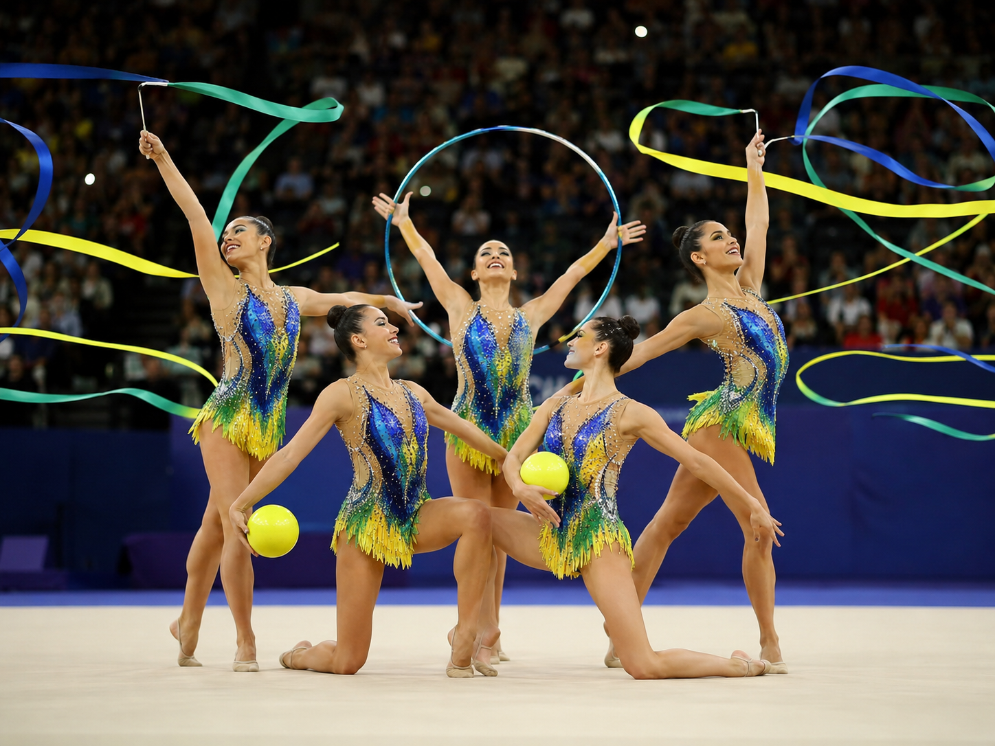 Capa: Brasil conquista dois ouros inéditos no Mundial de Ginástica Rítmica