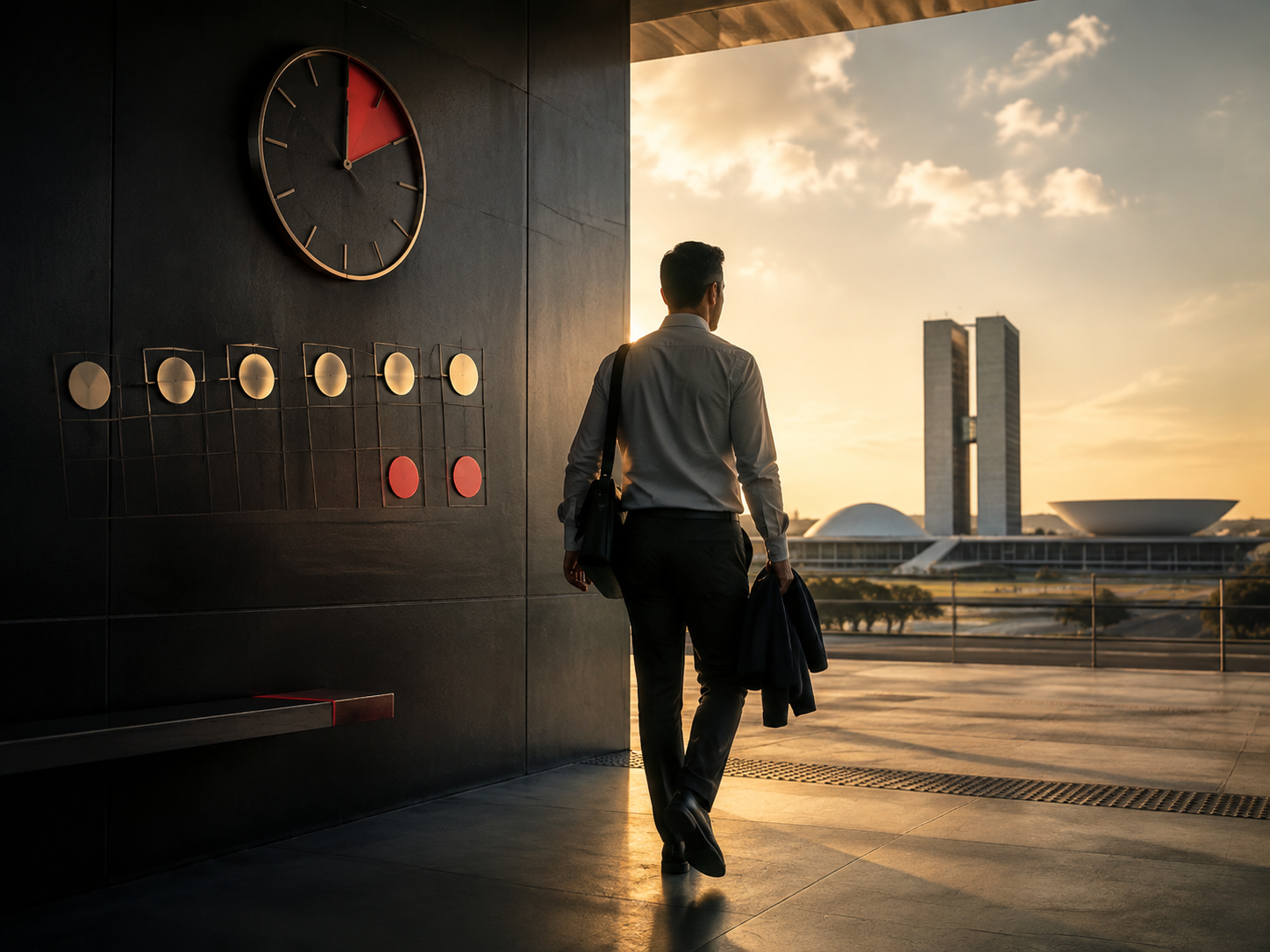 Composição editorial sobre redução da jornada de trabalho e análise da proposta no Senado
