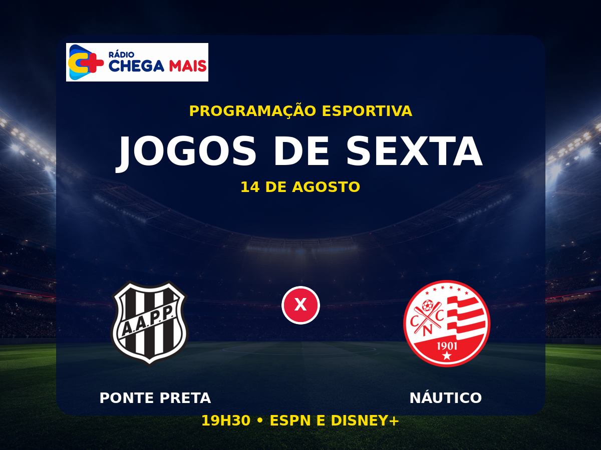 Capa: Jogos de sexta: Série B e futebol internacional movimentam o dia